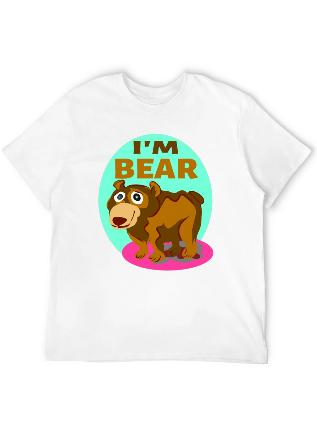 Im Bear Cartoon Graphic T-Shirt