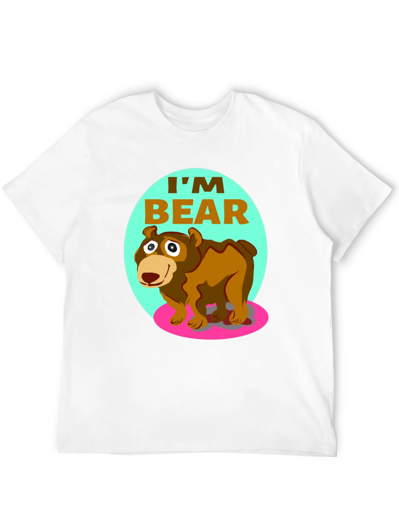 Im Bear Cartoon Graphic T-Shirt