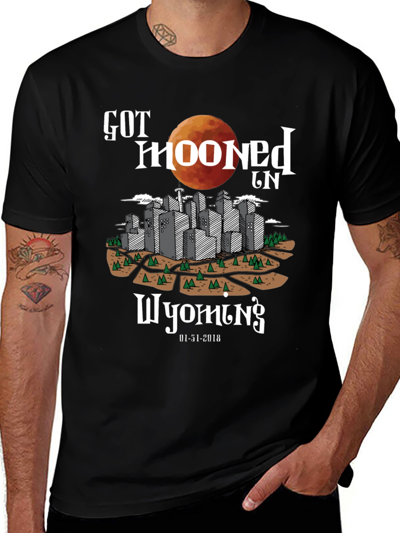 Got Mooned in Wyoming T-Shirt