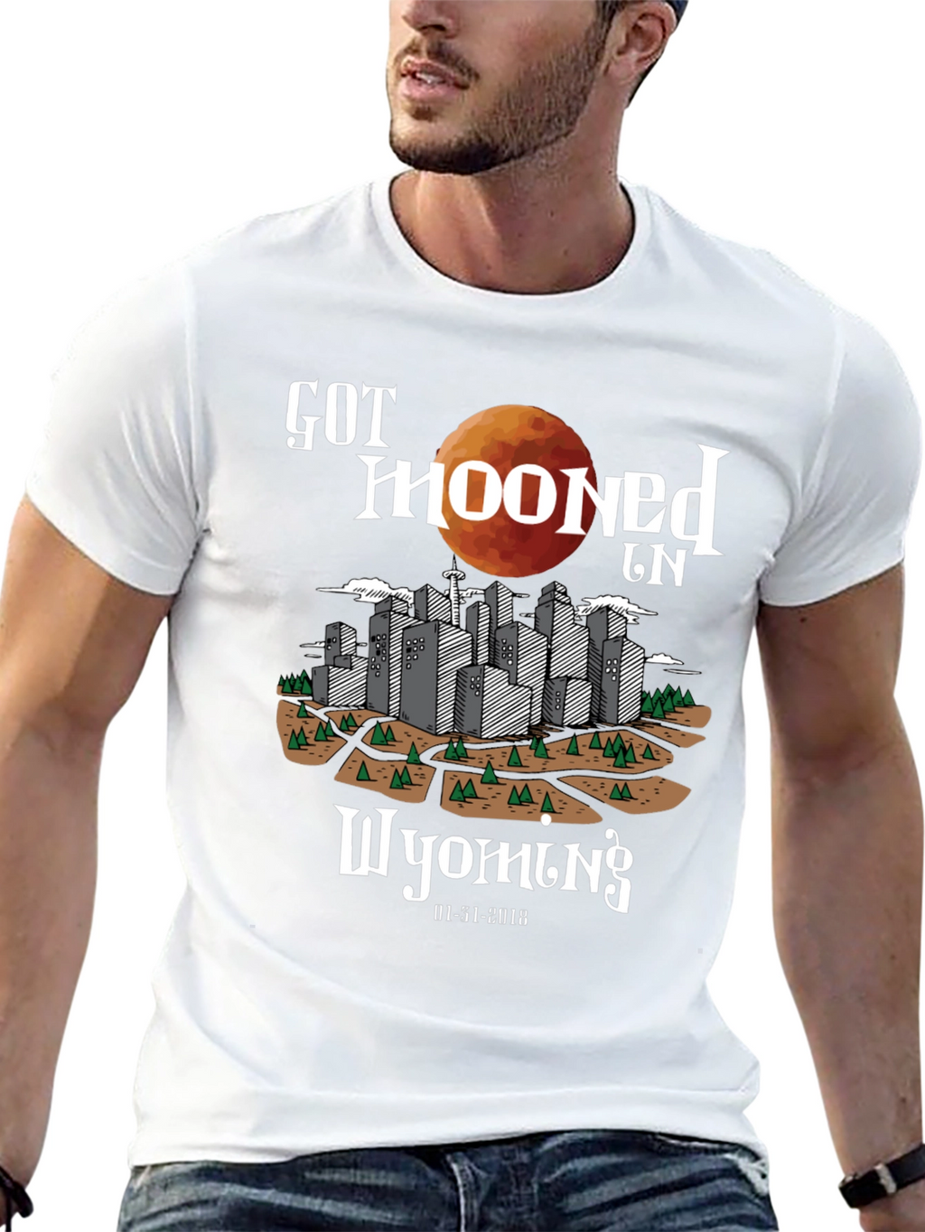 Got Mooned in Wyoming T-Shirt