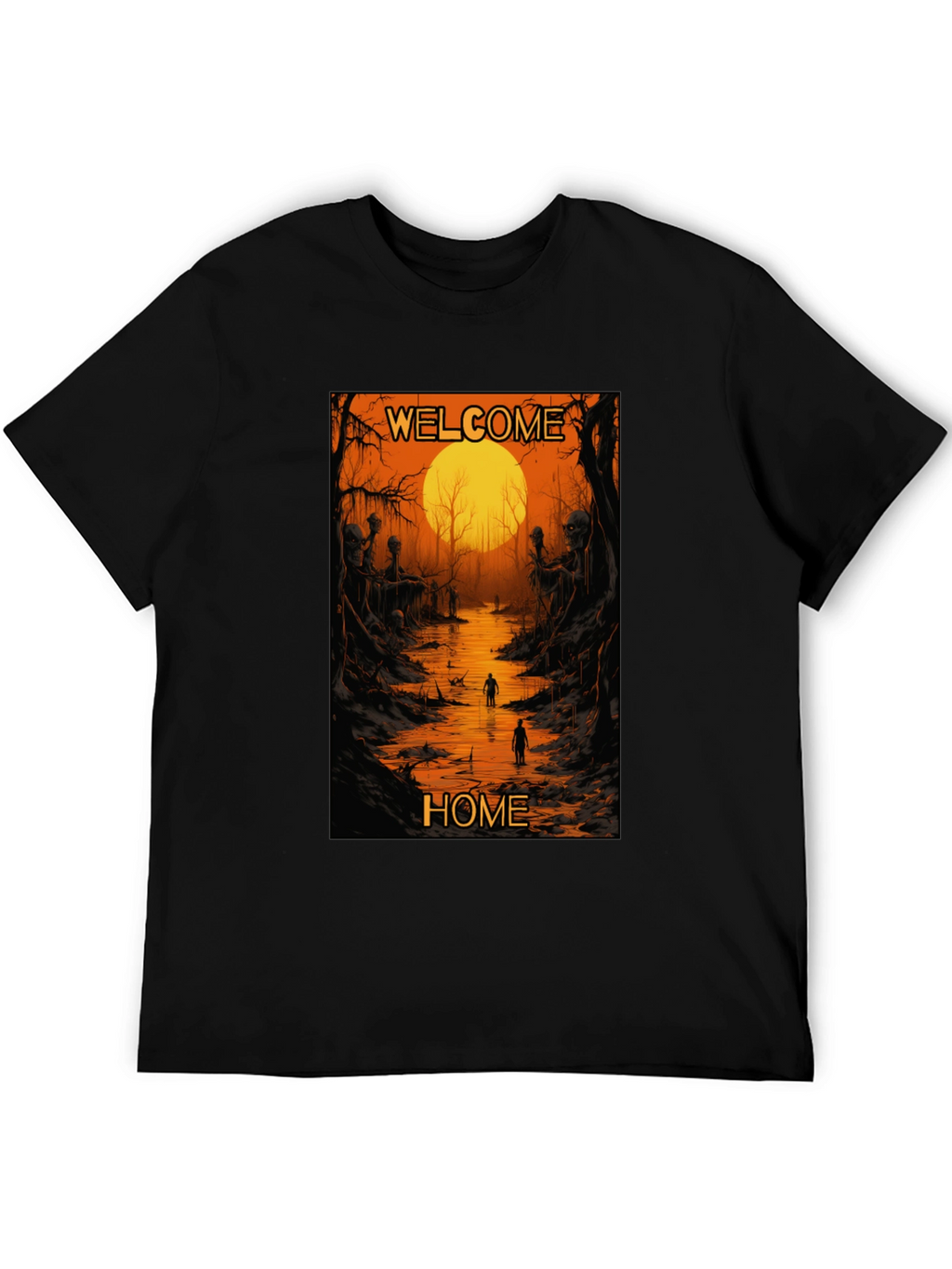 Welcome Home Graphic Tee - Spooky River Design