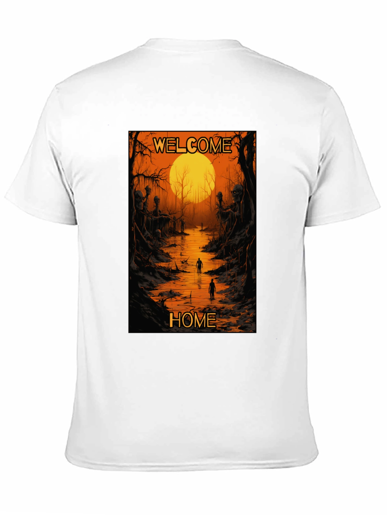 Welcome Home Graphic Tee - Spooky River Design