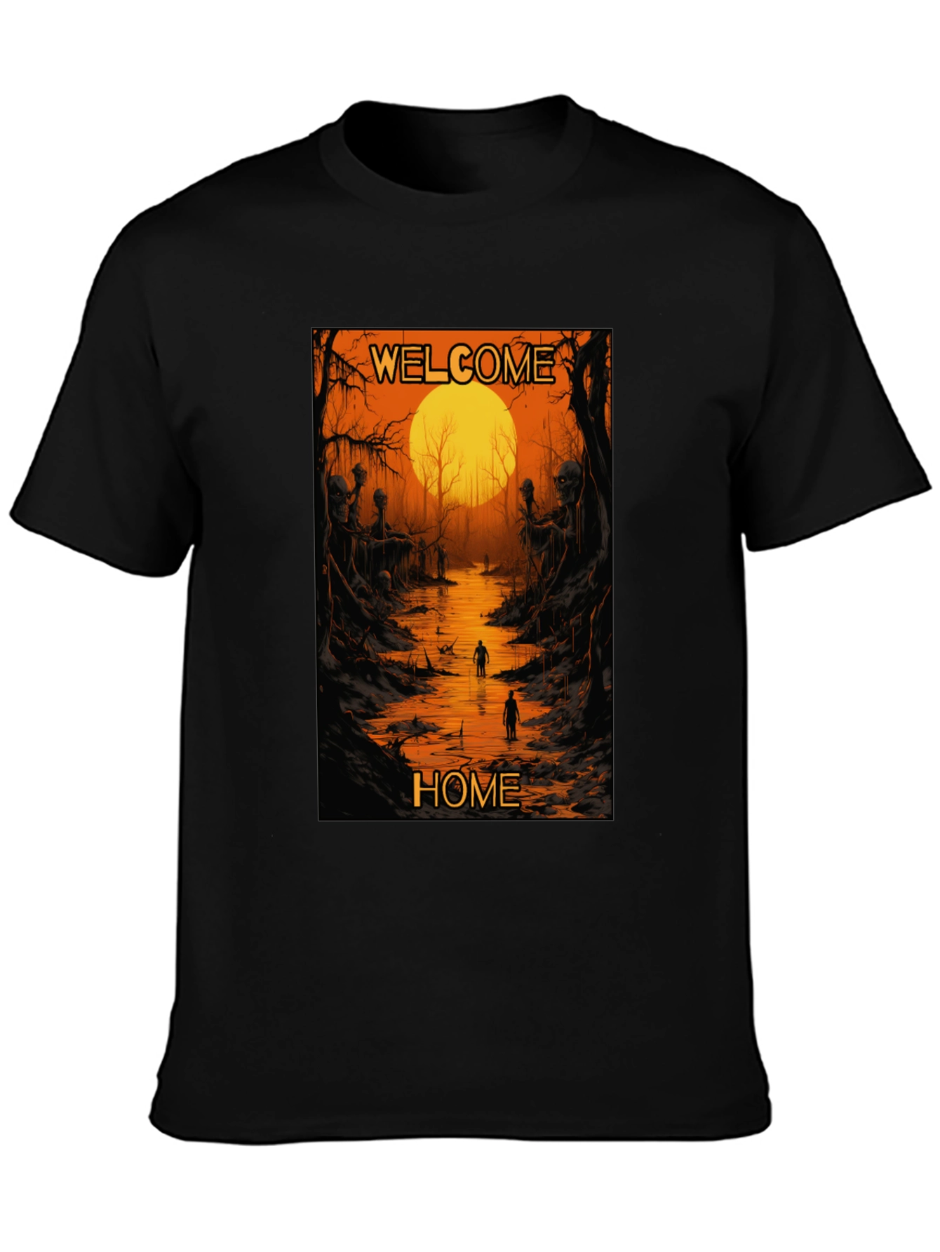 Welcome Home Graphic Tee - Spooky River Design