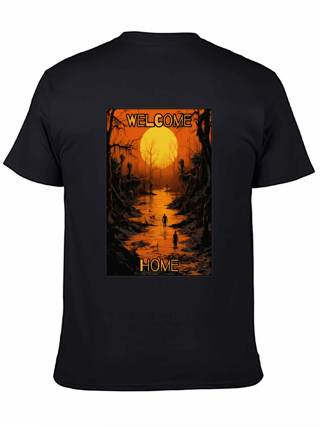 Welcome Home Graphic Tee - Spooky River Design
