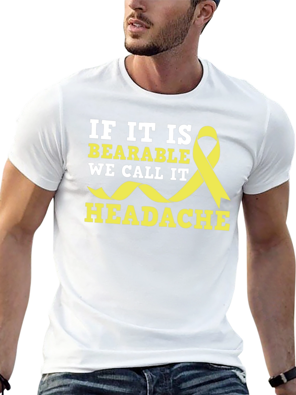 Headache Awareness Ribbon T-Shirt