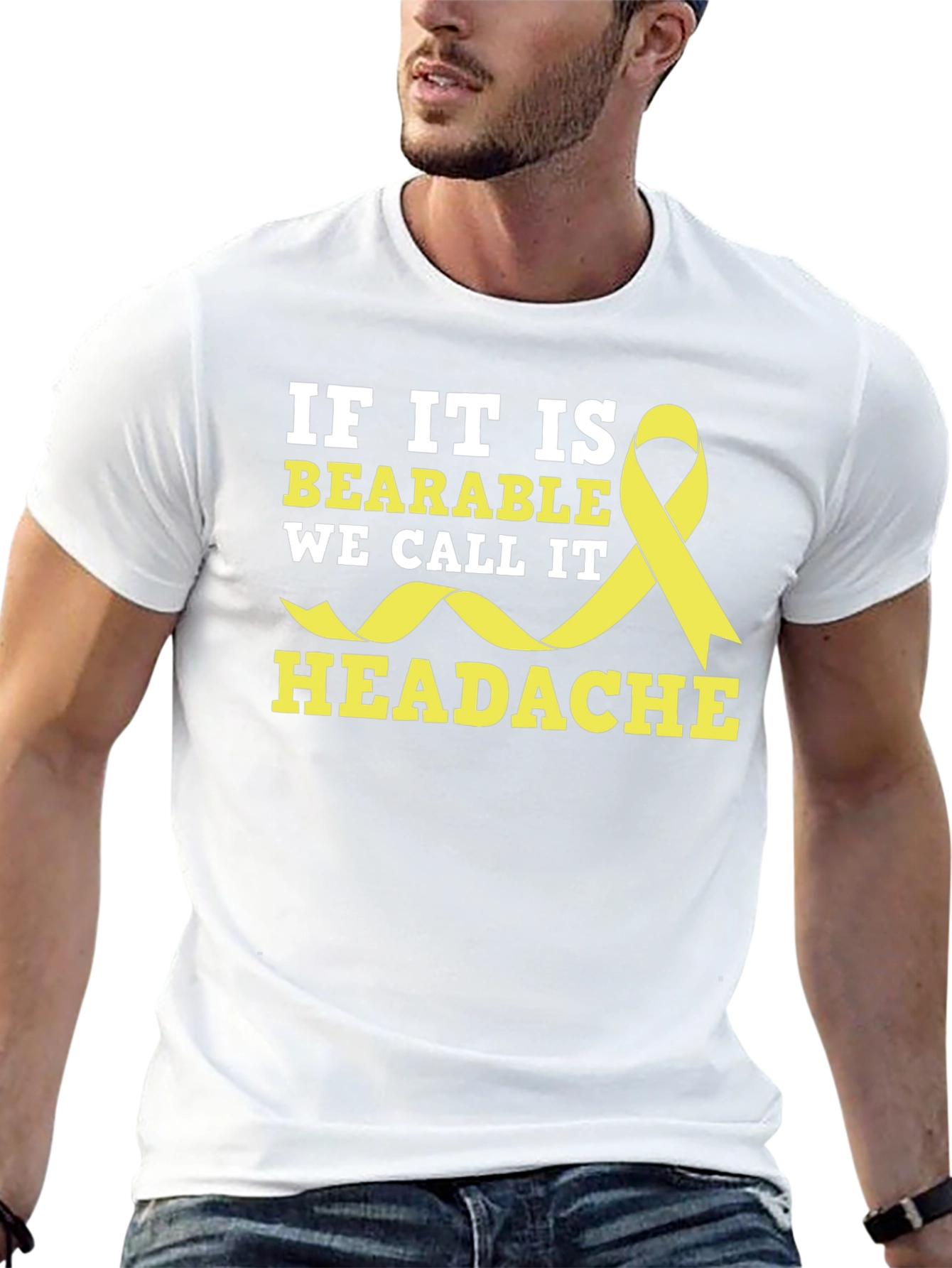 Headache Awareness Ribbon T-Shirt