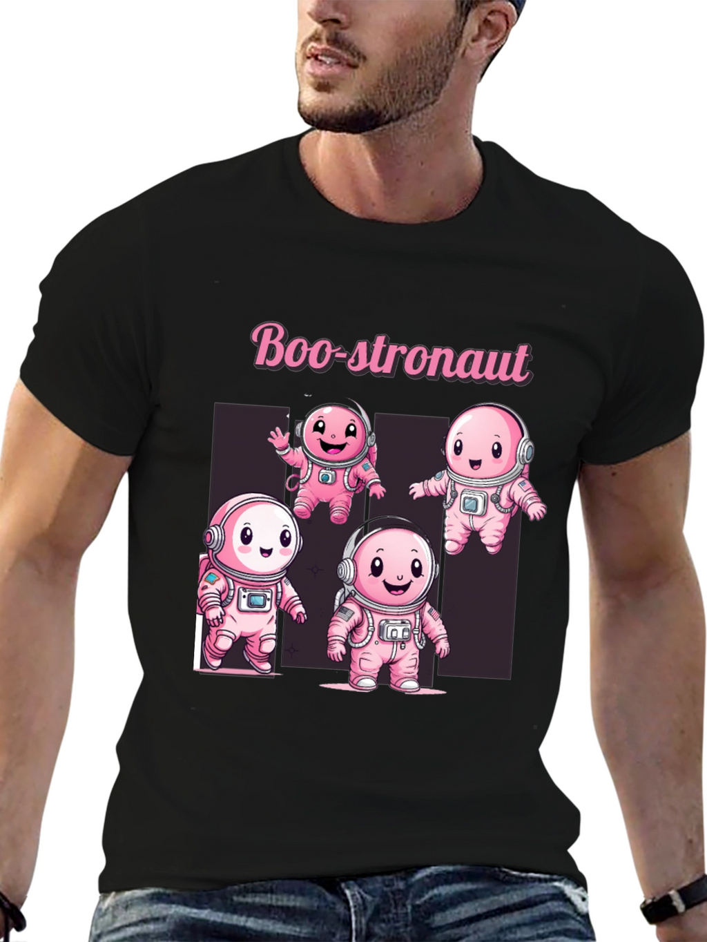 Boo-stronaut T-Shirt - Cute Spooky Astronaut Design