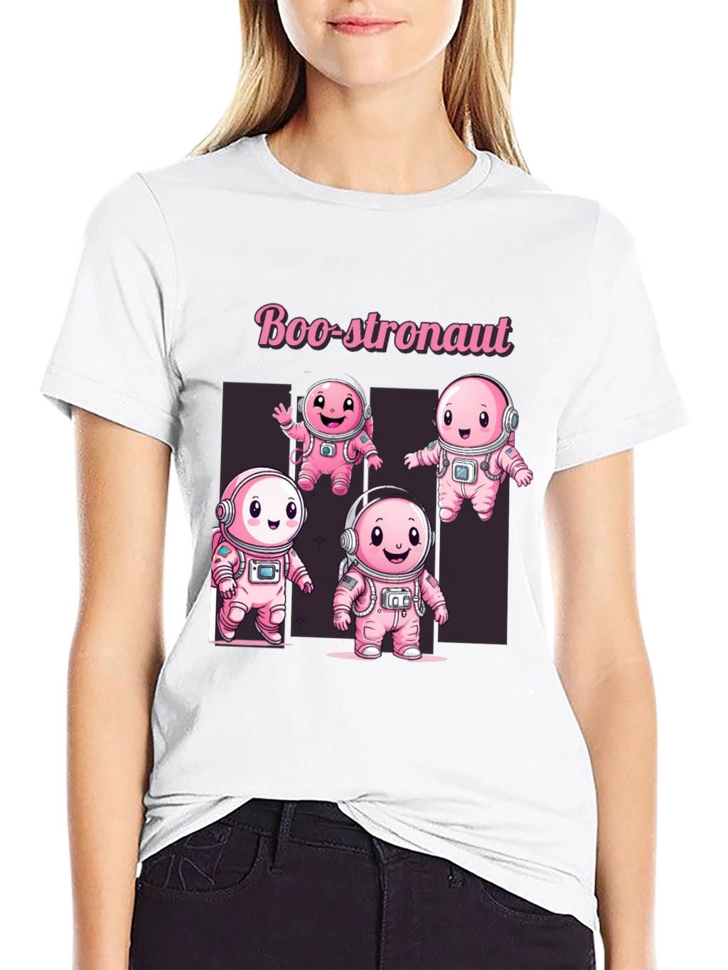 Boo-stronaut T-Shirt - Cute Spooky Astronaut Design