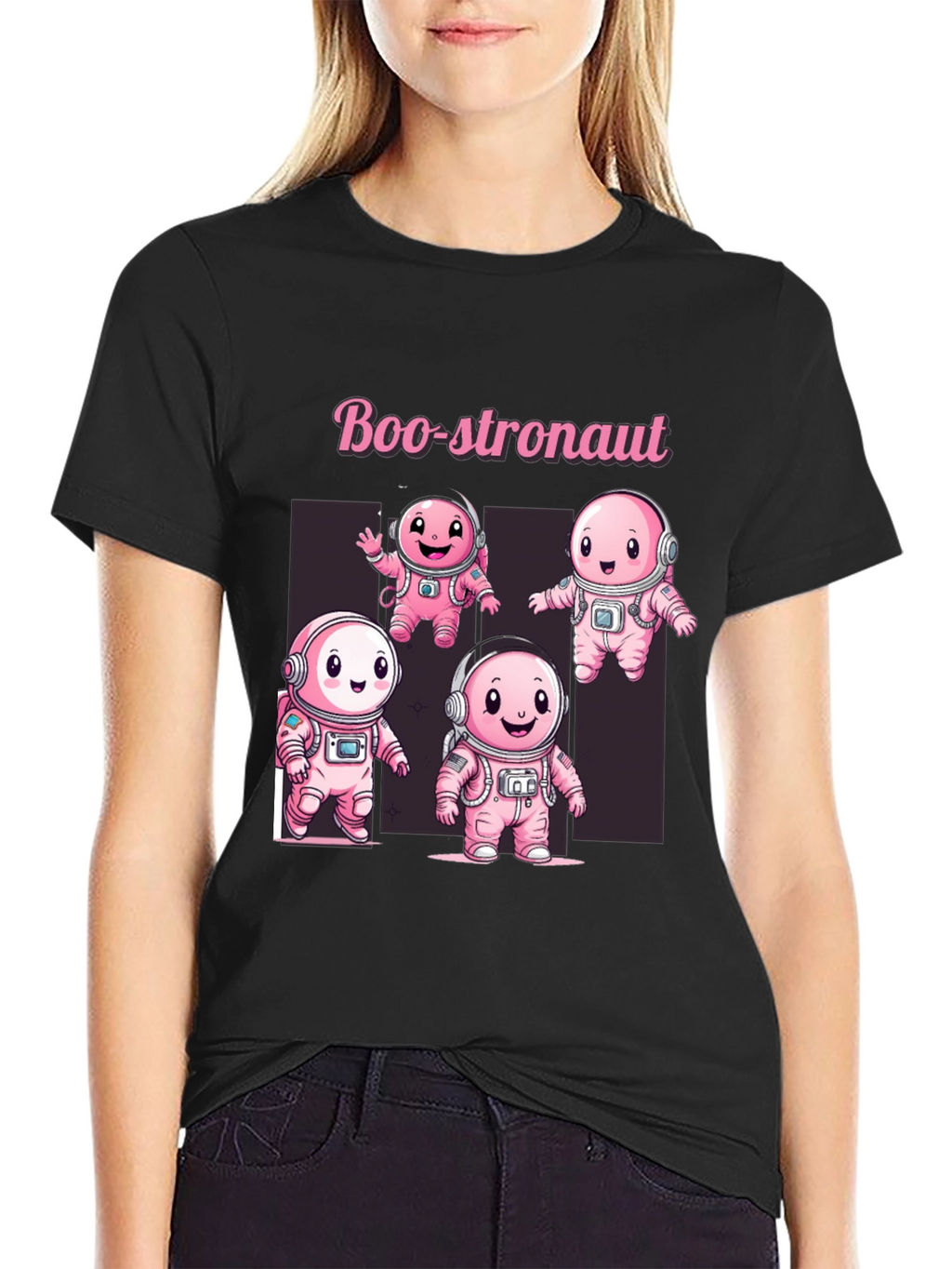 Boo-stronaut T-Shirt - Cute Spooky Astronaut Design