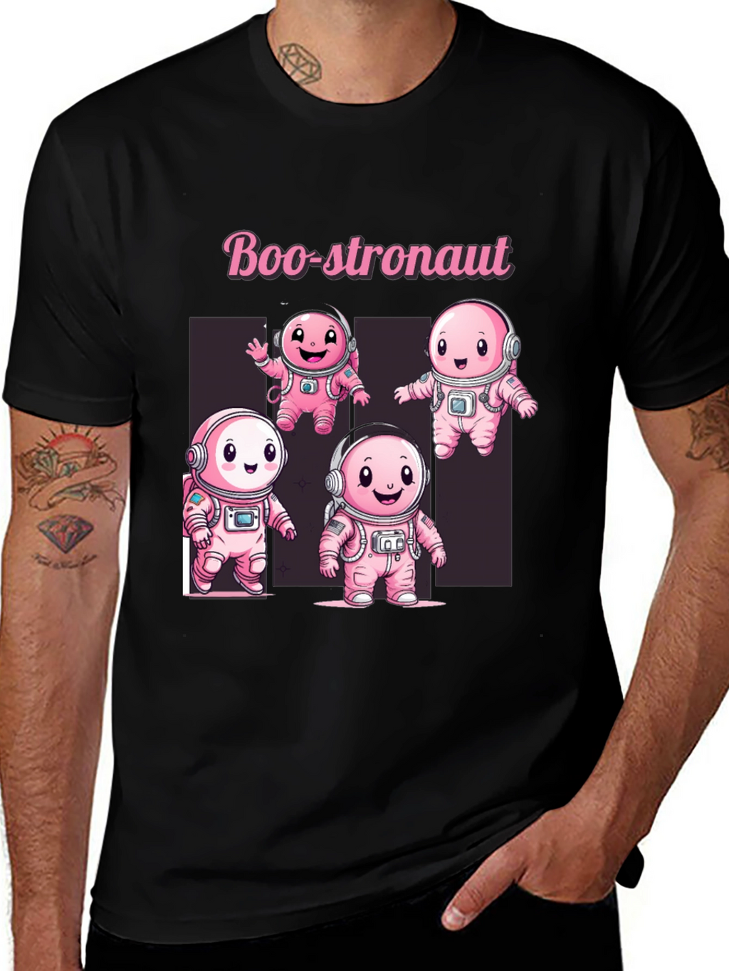 Boo-stronaut T-Shirt - Cute Spooky Astronaut Design