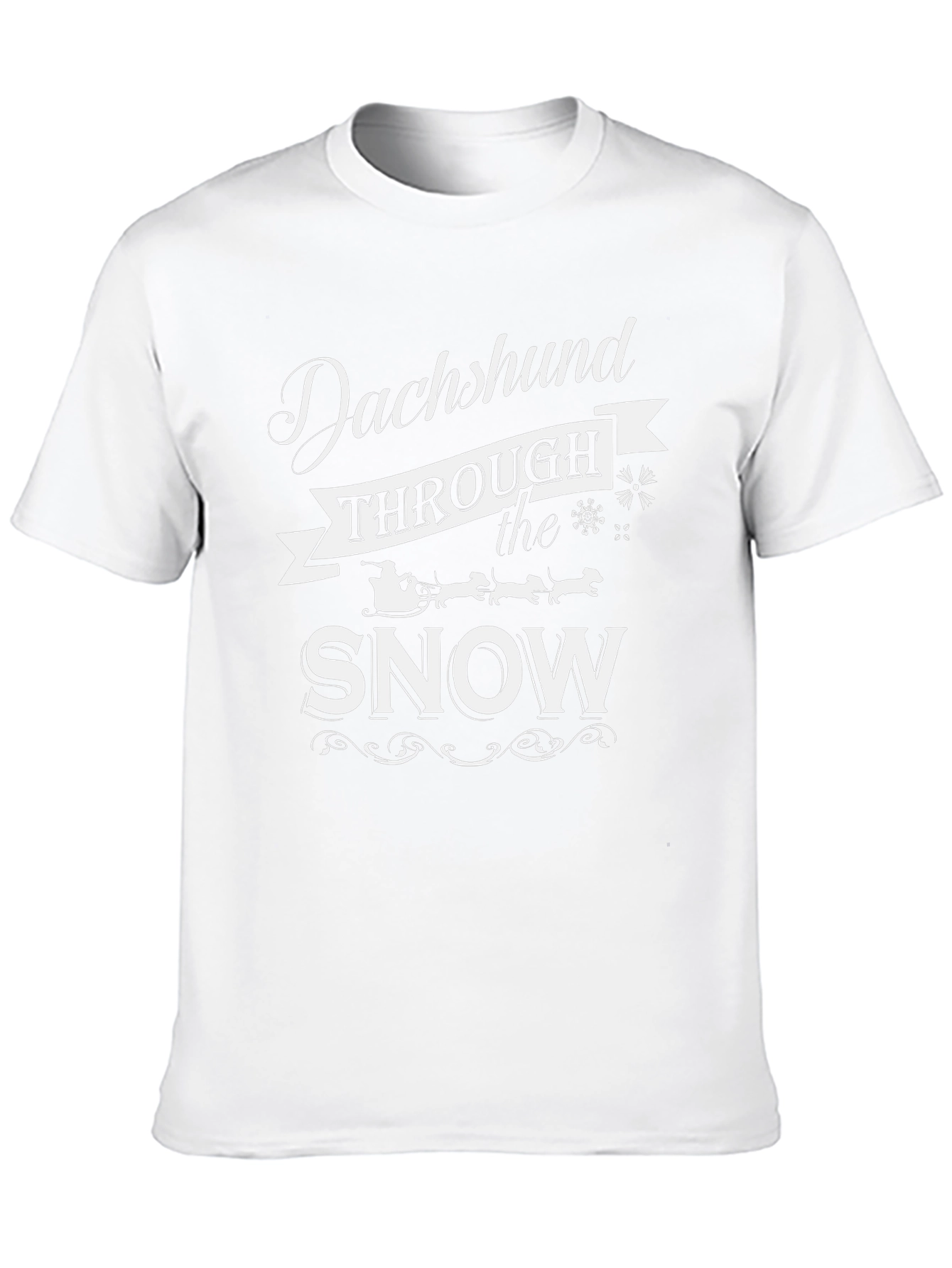 Dachshund Through the Snow T-Shirt