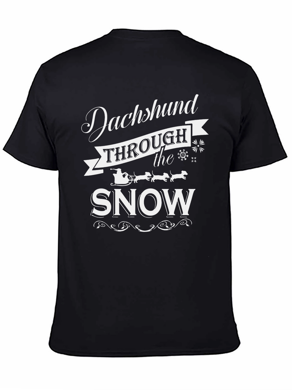 Dachshund Through the Snow T-Shirt