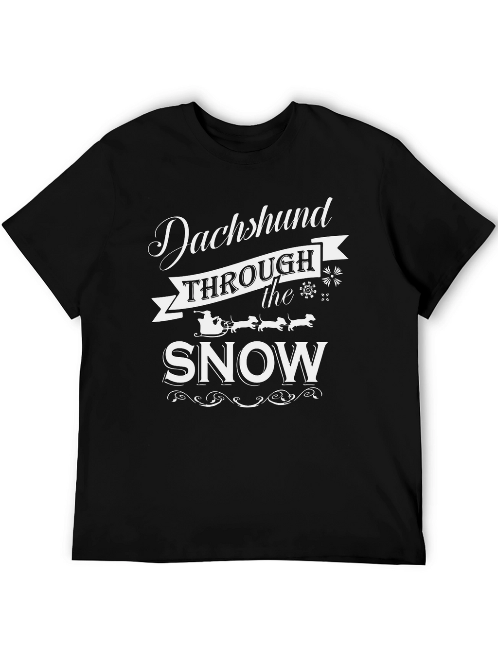 Dachshund Through the Snow T-Shirt