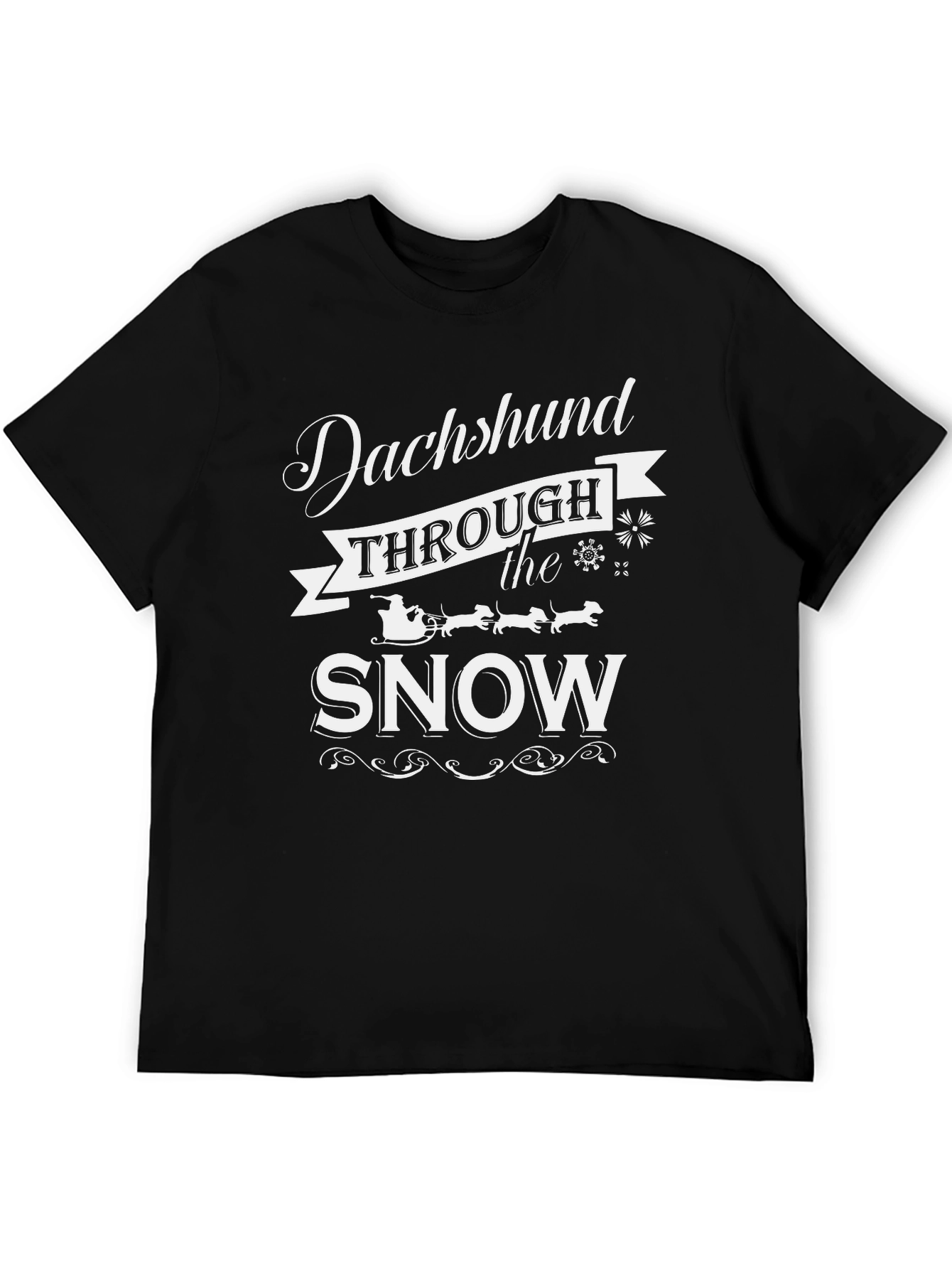 Dachshund Through the Snow T-Shirt