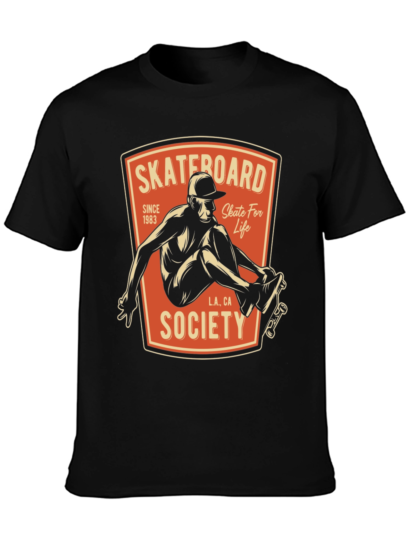 Skateboard Society Graphic Tee - Skate For Life
