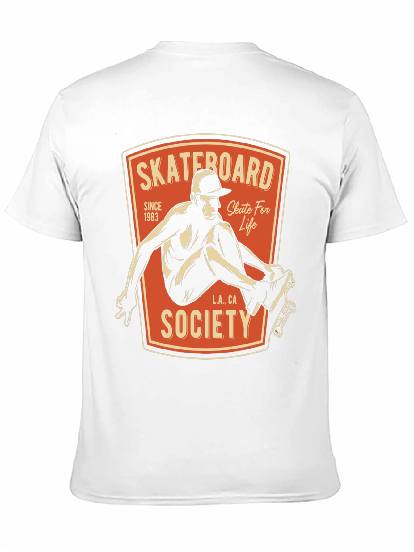 Skateboard Society Graphic Tee - Skate For Life