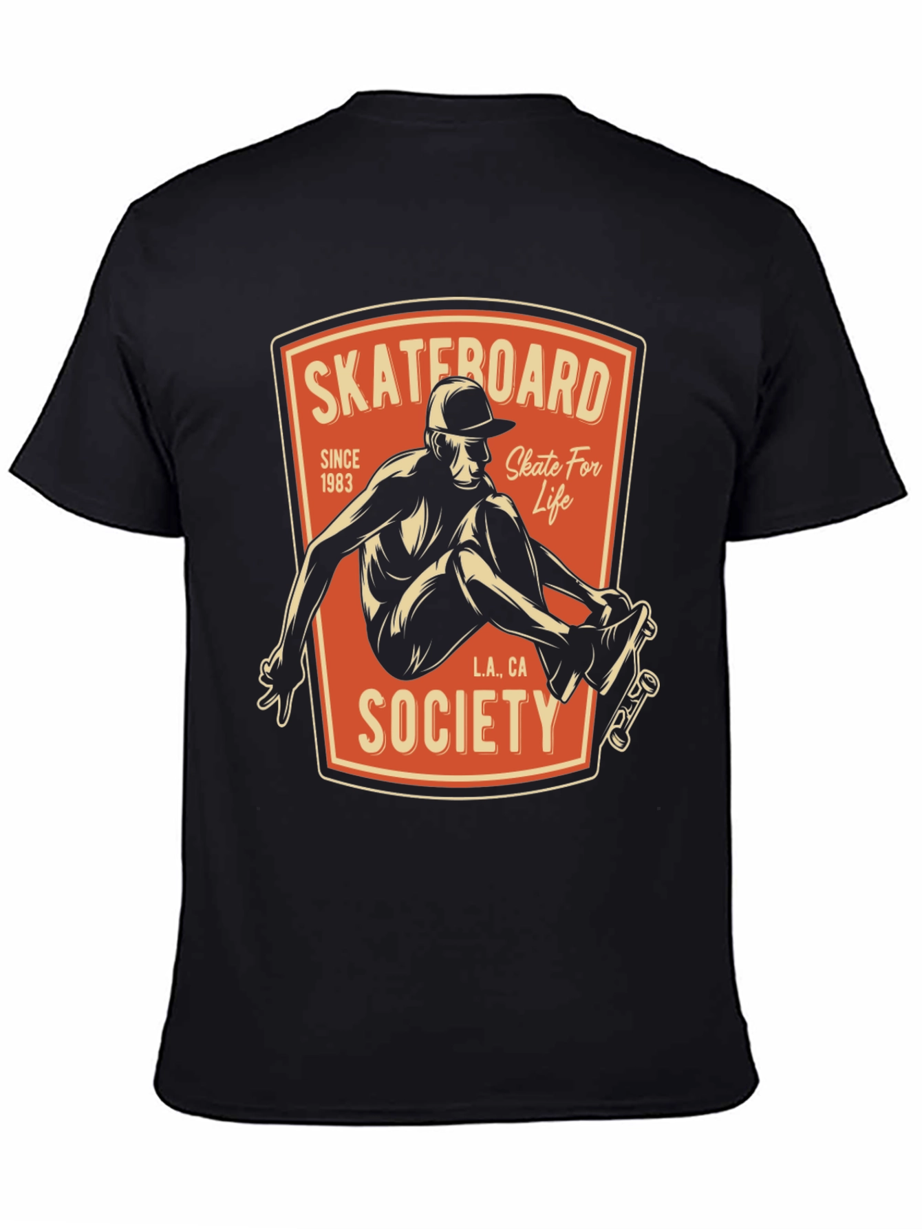 Skateboard Society Graphic Tee - Skate For Life