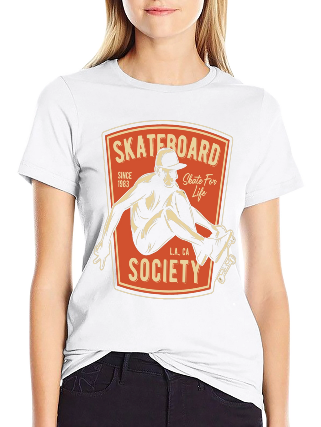Skateboard Society Graphic Tee - Skate For Life