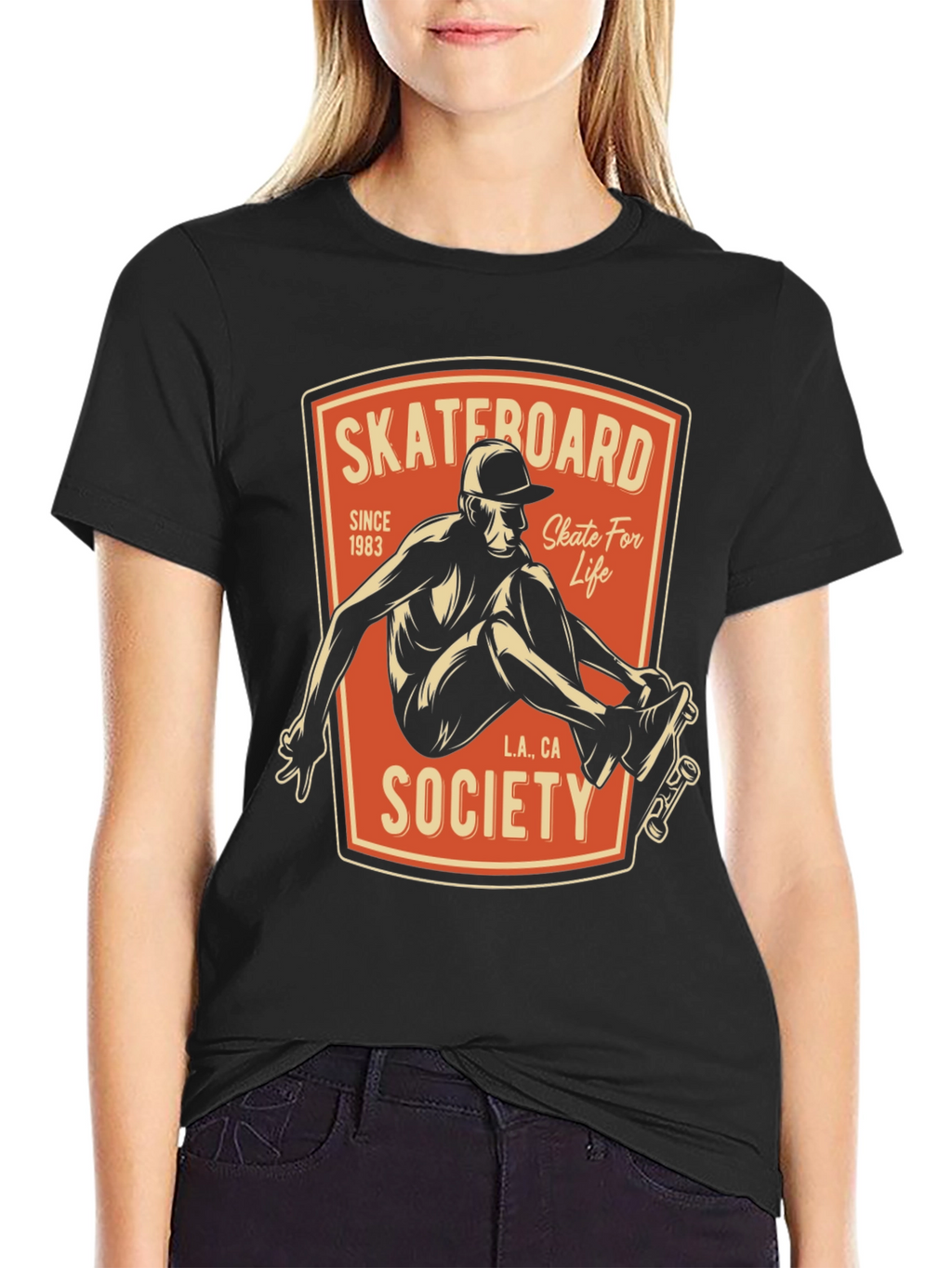 Skateboard Society Graphic Tee - Skate For Life