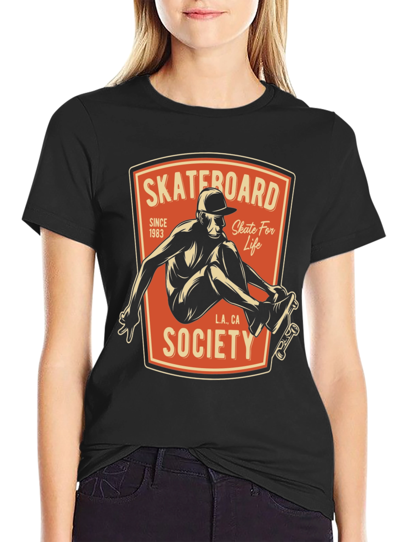 Skateboard Society Graphic Tee - Skate For Life