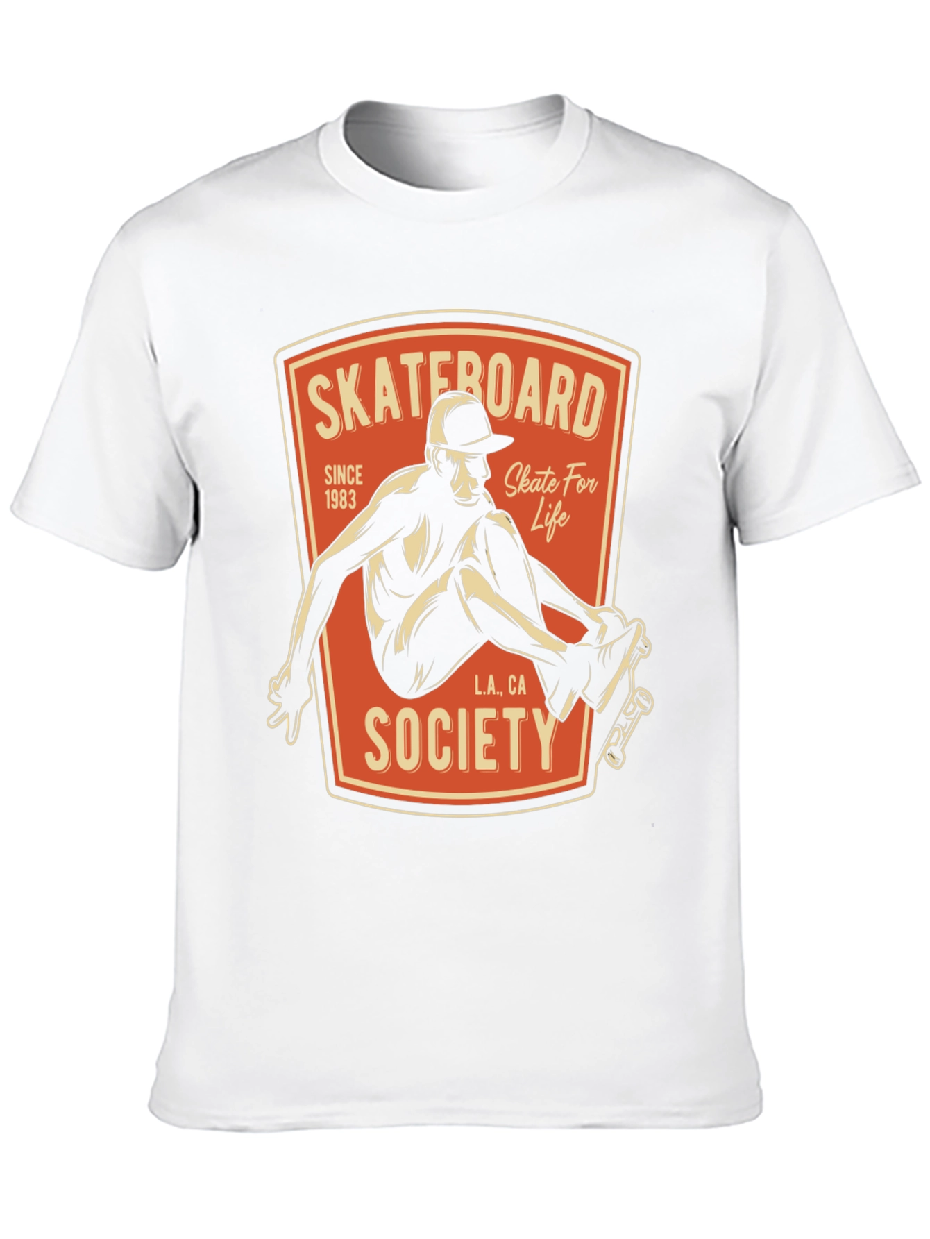 Skateboard Society Graphic Tee - Skate For Life