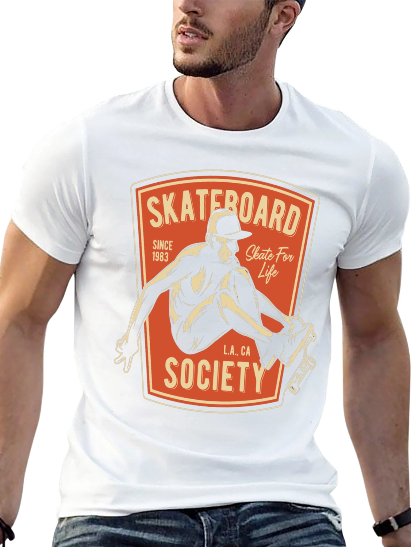Skateboard Society Graphic Tee - Skate For Life