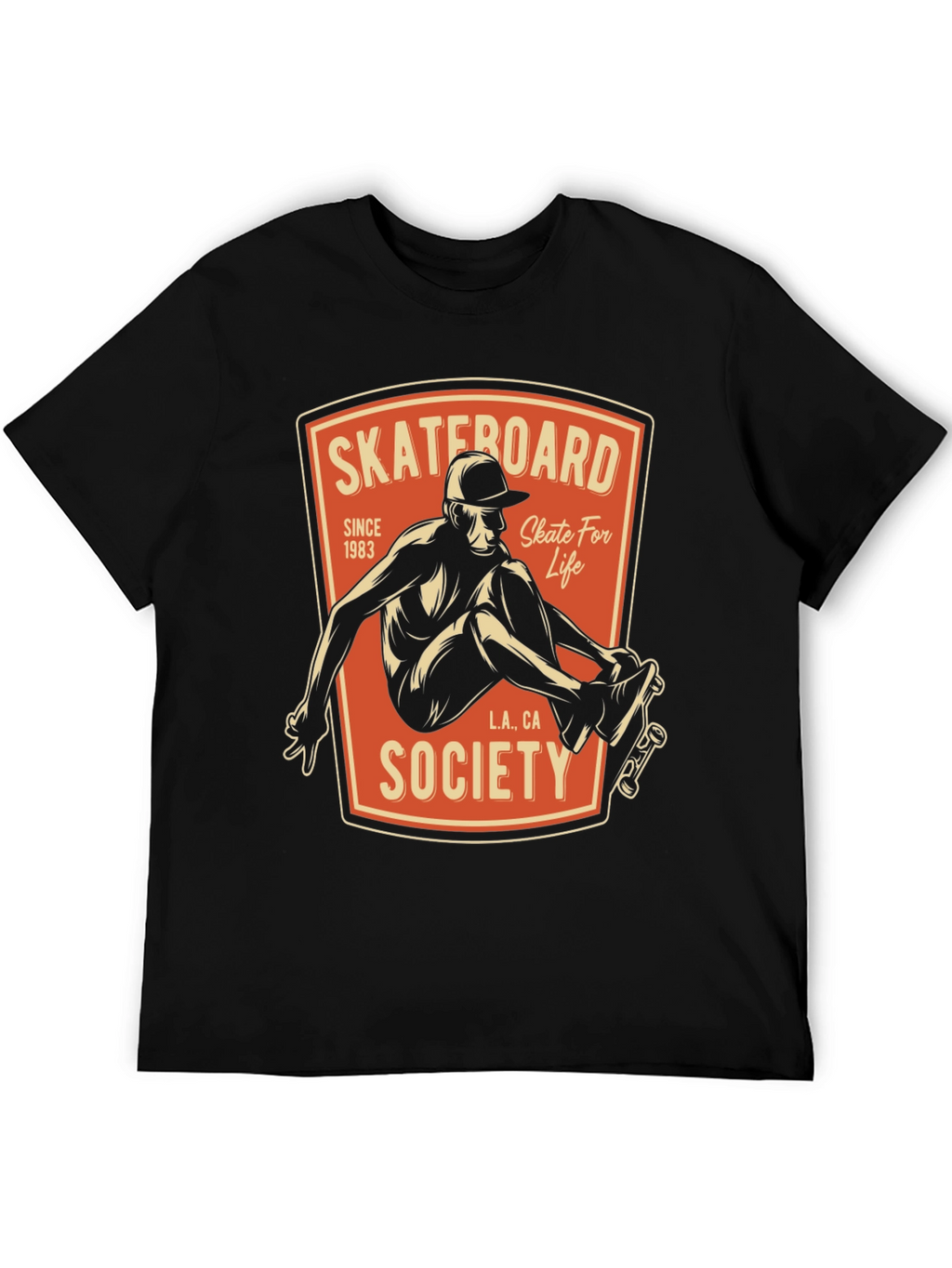Skateboard Society Graphic Tee - Skate For Life