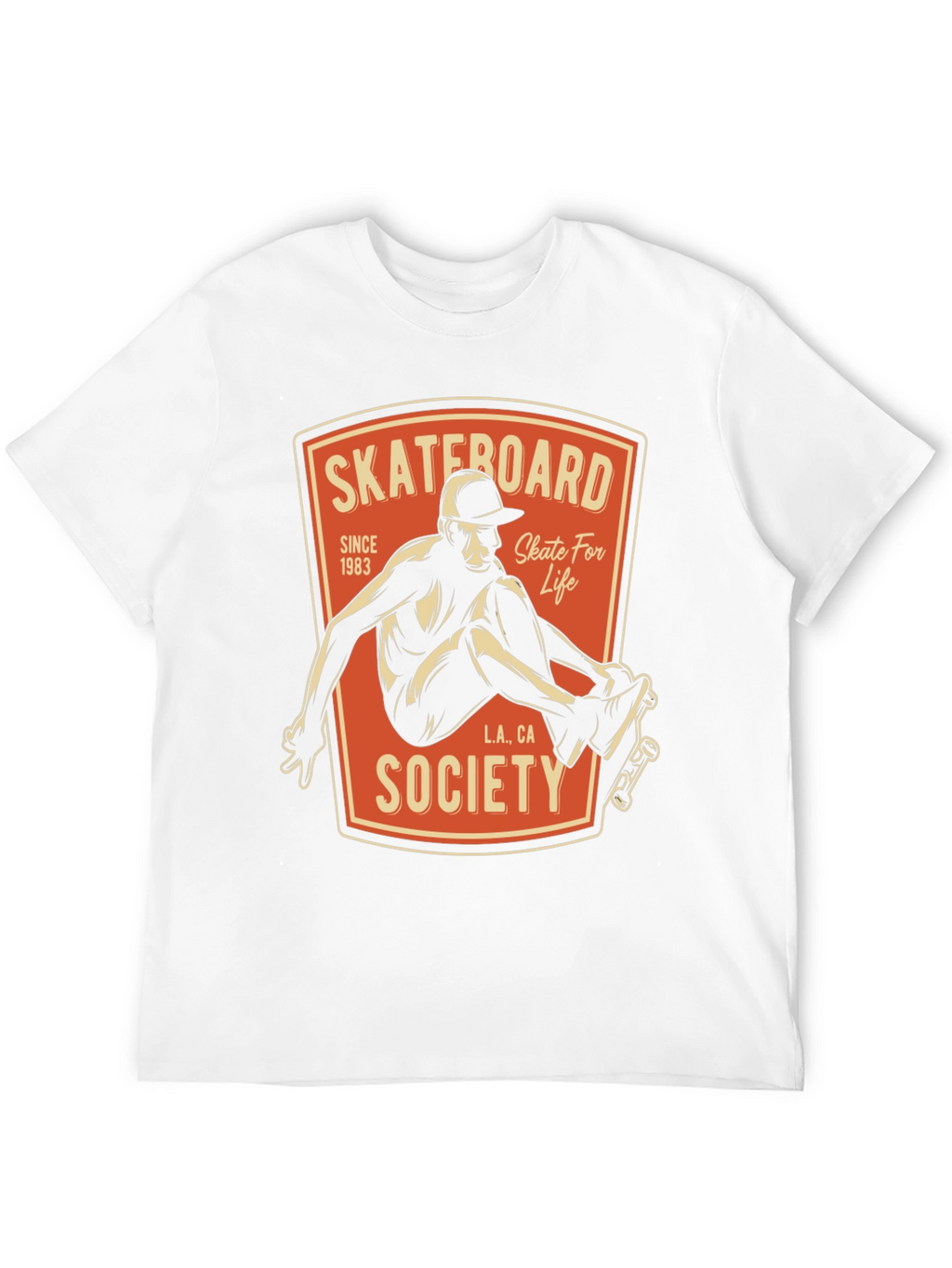 Skateboard Society Graphic Tee - Skate For Life