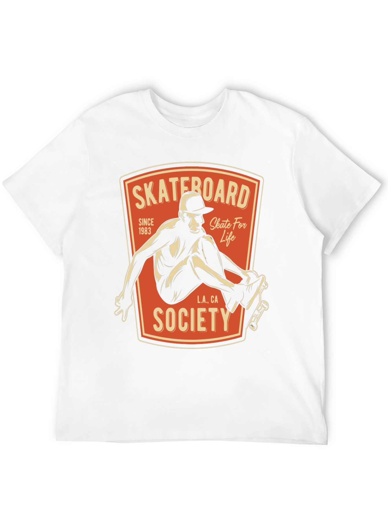 Skateboard Society Graphic Tee - Skate For Life