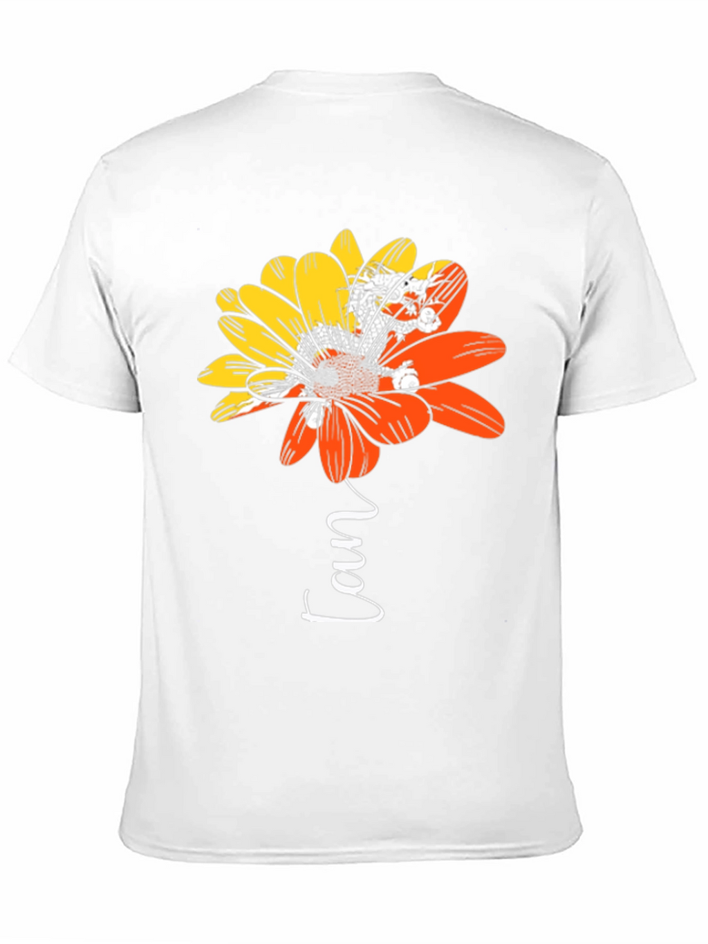 Bhutan Flower Fan T-Shirt - National Pride Tee
