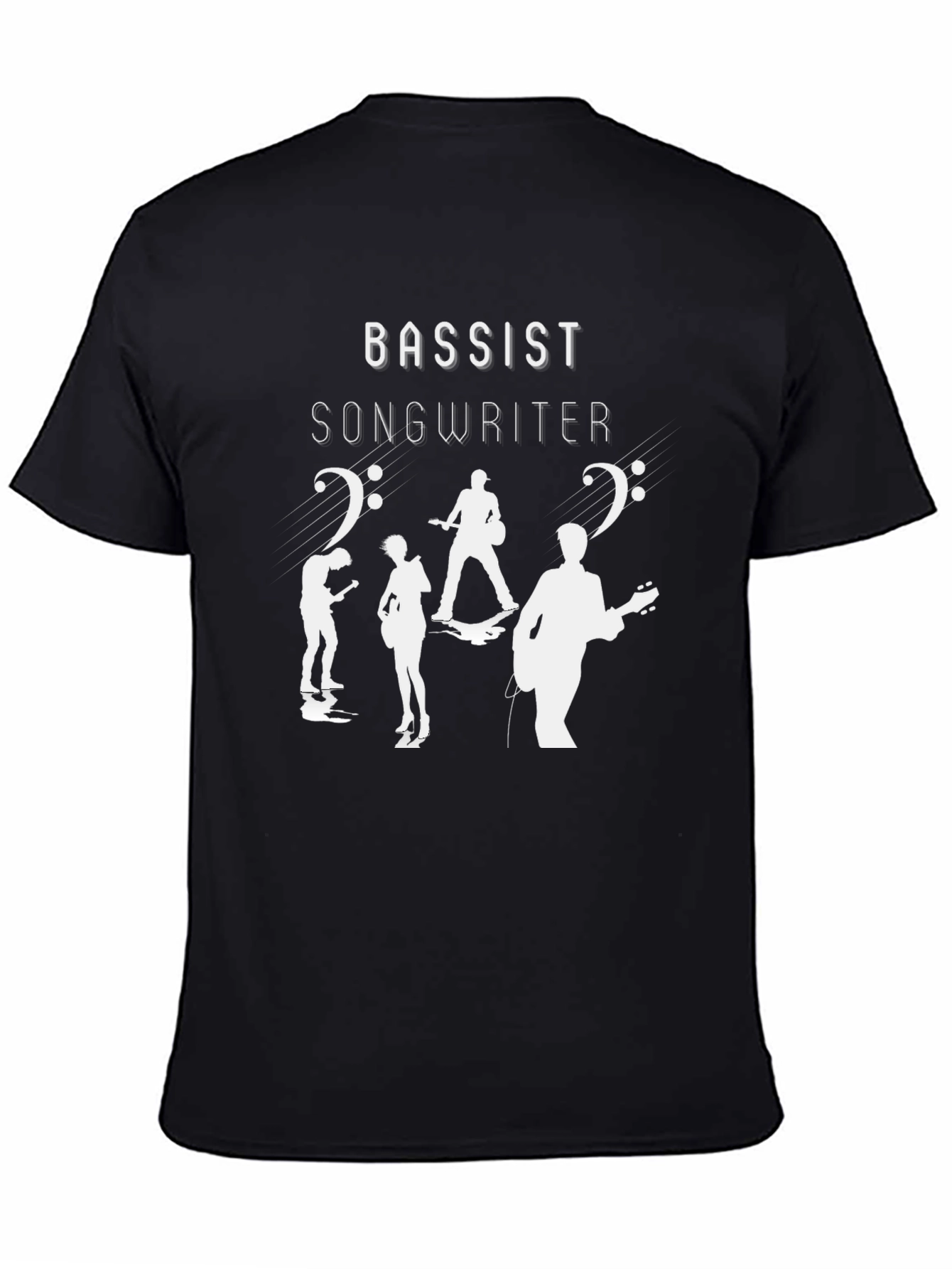 Bassist Songwriter Graphic T-Shirt - Black