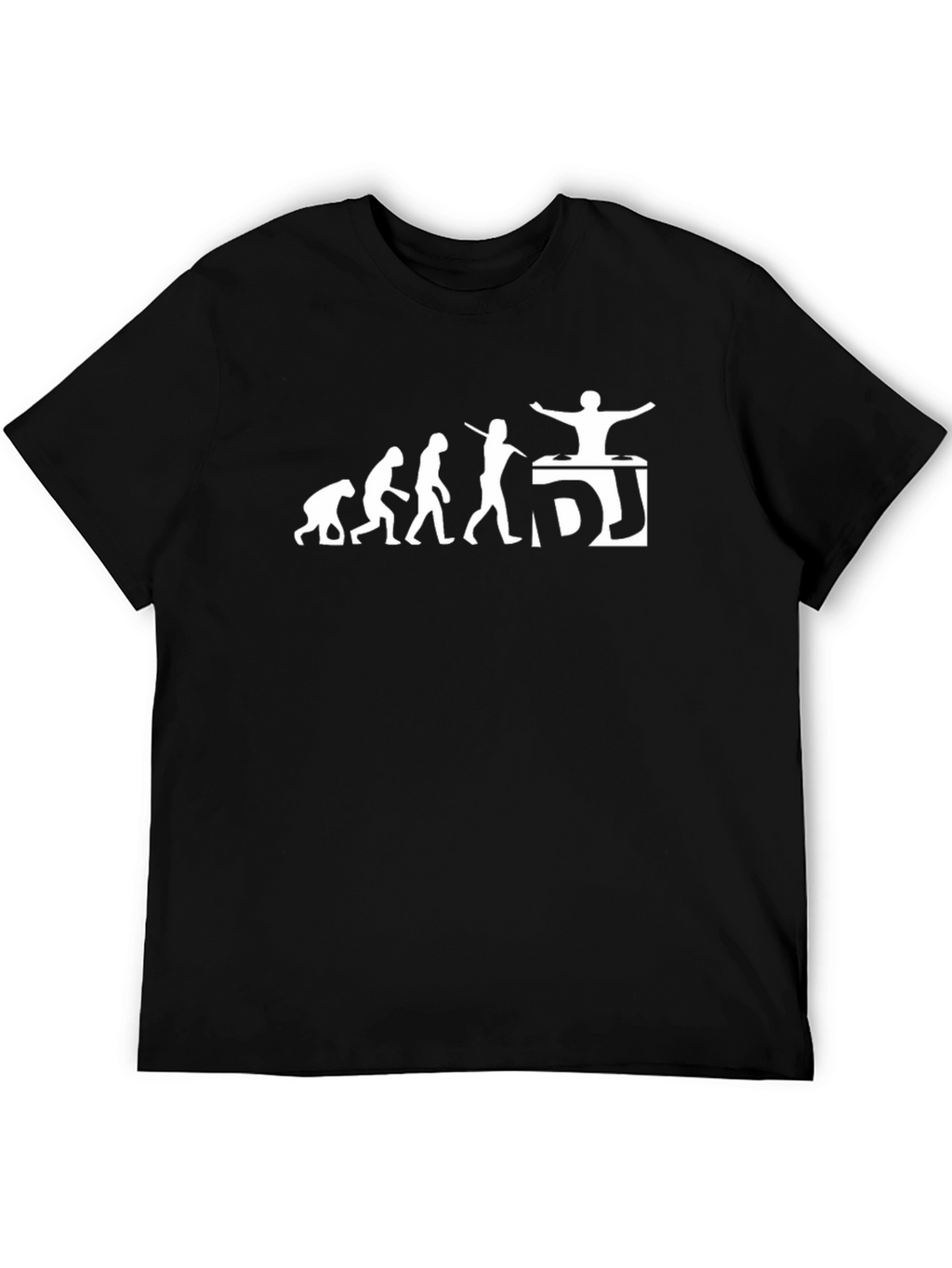 DJ Evolution Graphic Tee - Black Cotton Blend