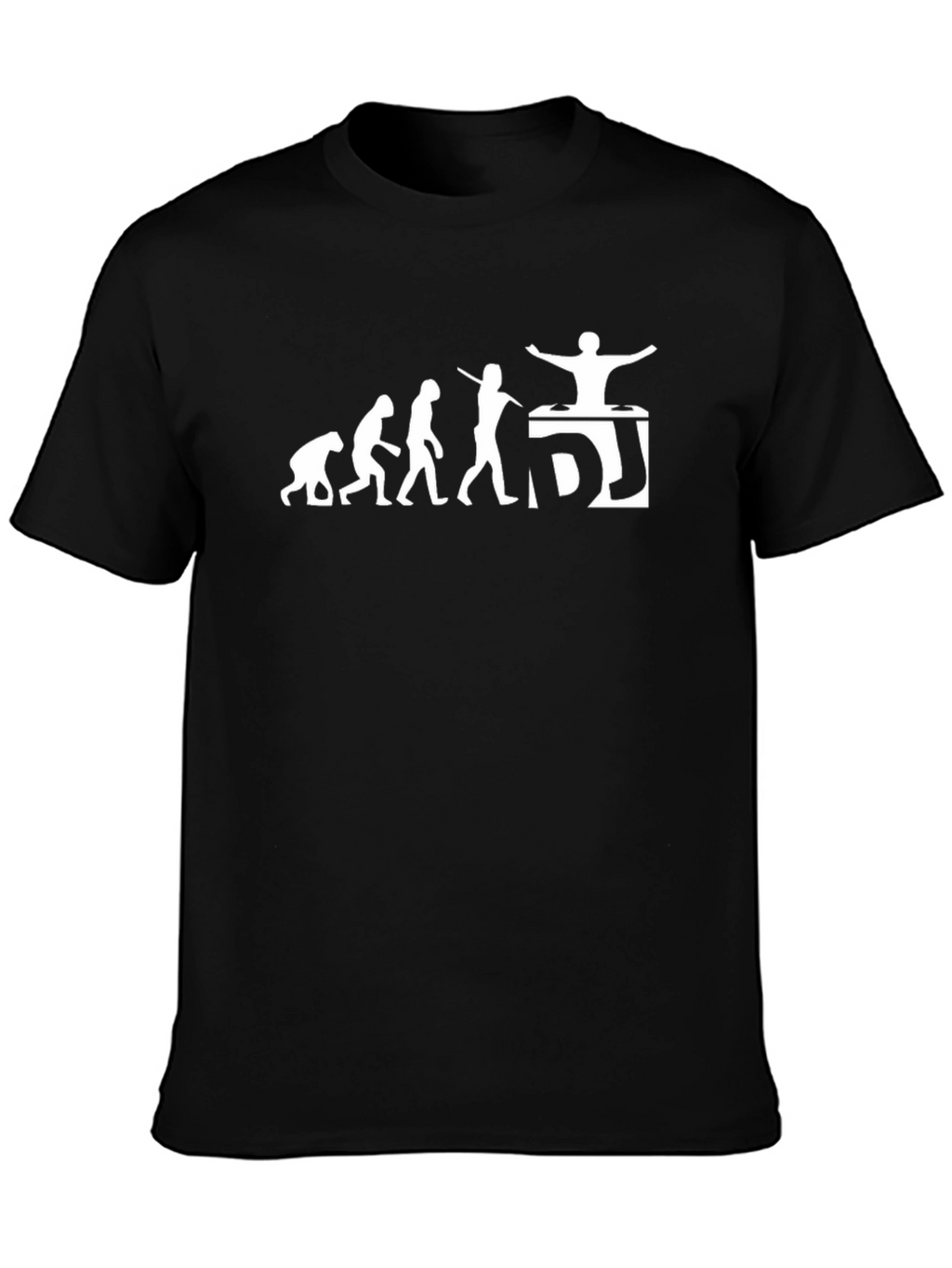 DJ Evolution Graphic Tee - Black Cotton Blend