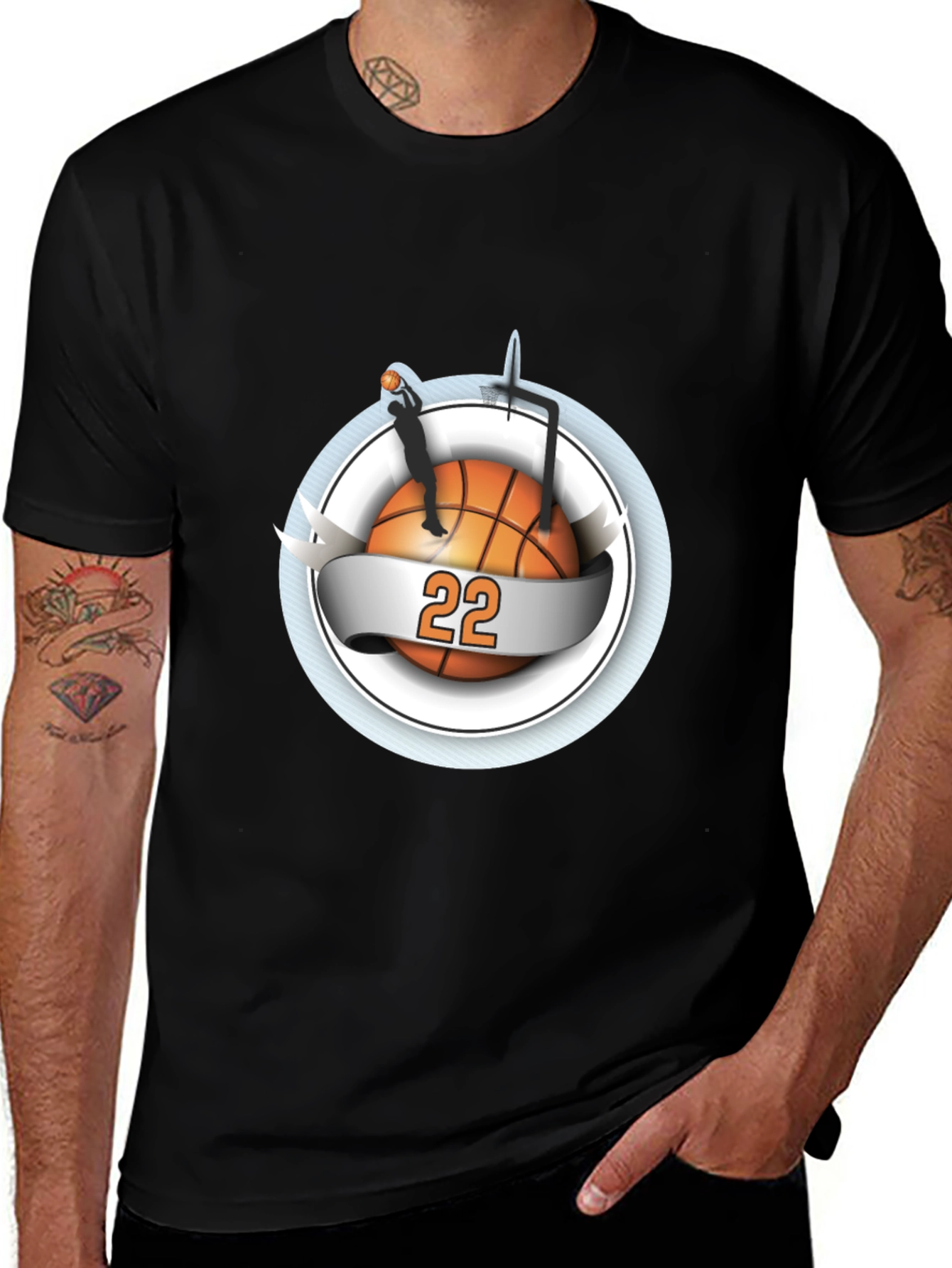 Basketball Player Number 22 Graphic T-Shirt