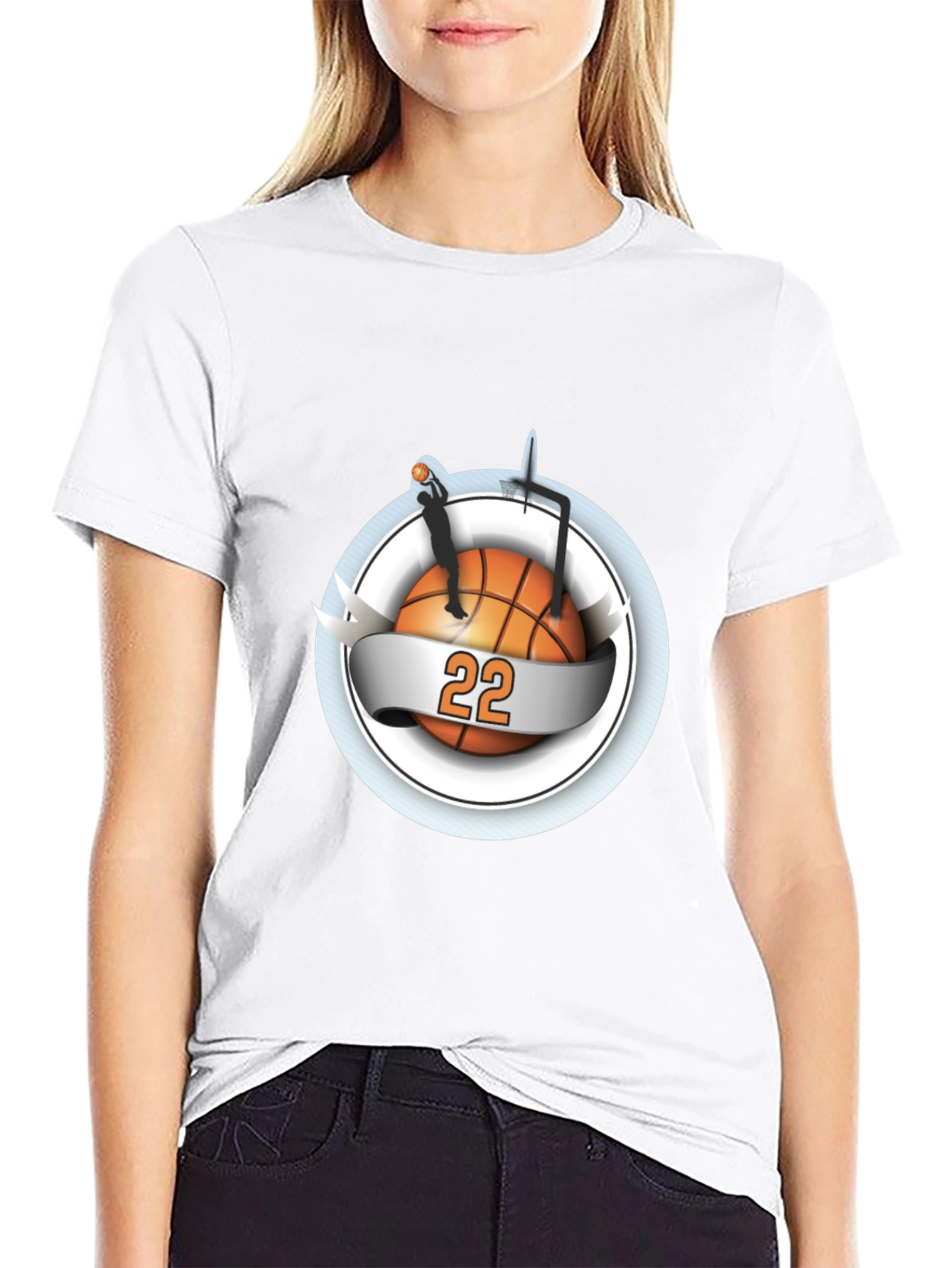 Basketball Player Number 22 Graphic T-Shirt