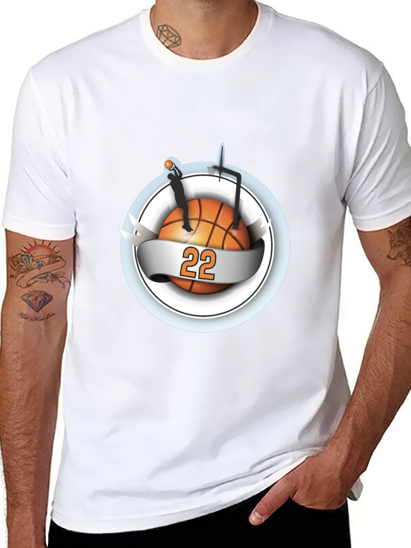 Basketball Player Number 22 Graphic T-Shirt