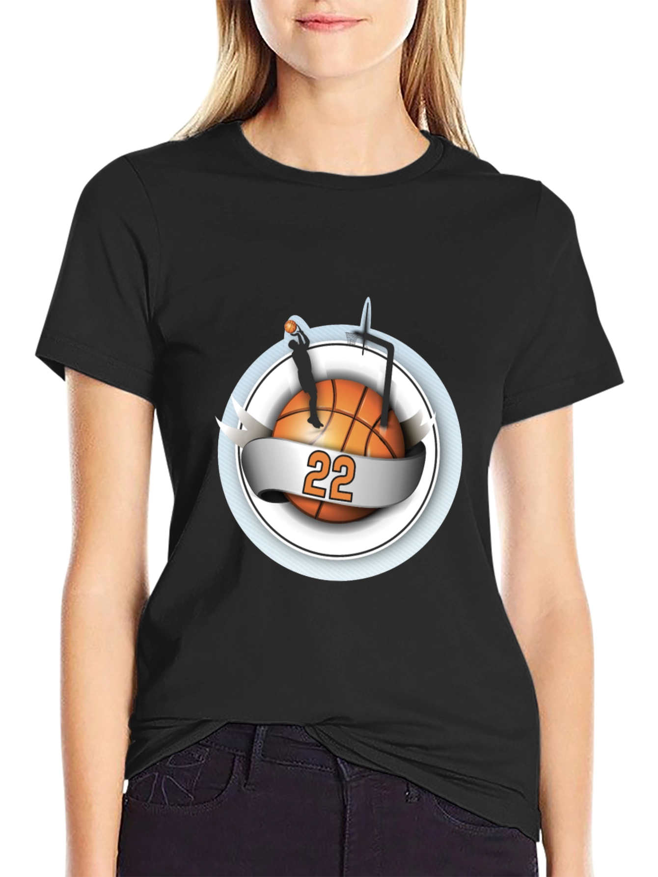 Basketball Player Number 22 Graphic T-Shirt