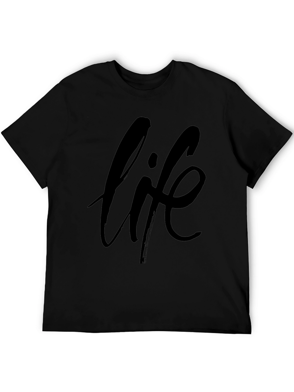 Life Graphic Black T-Shirt