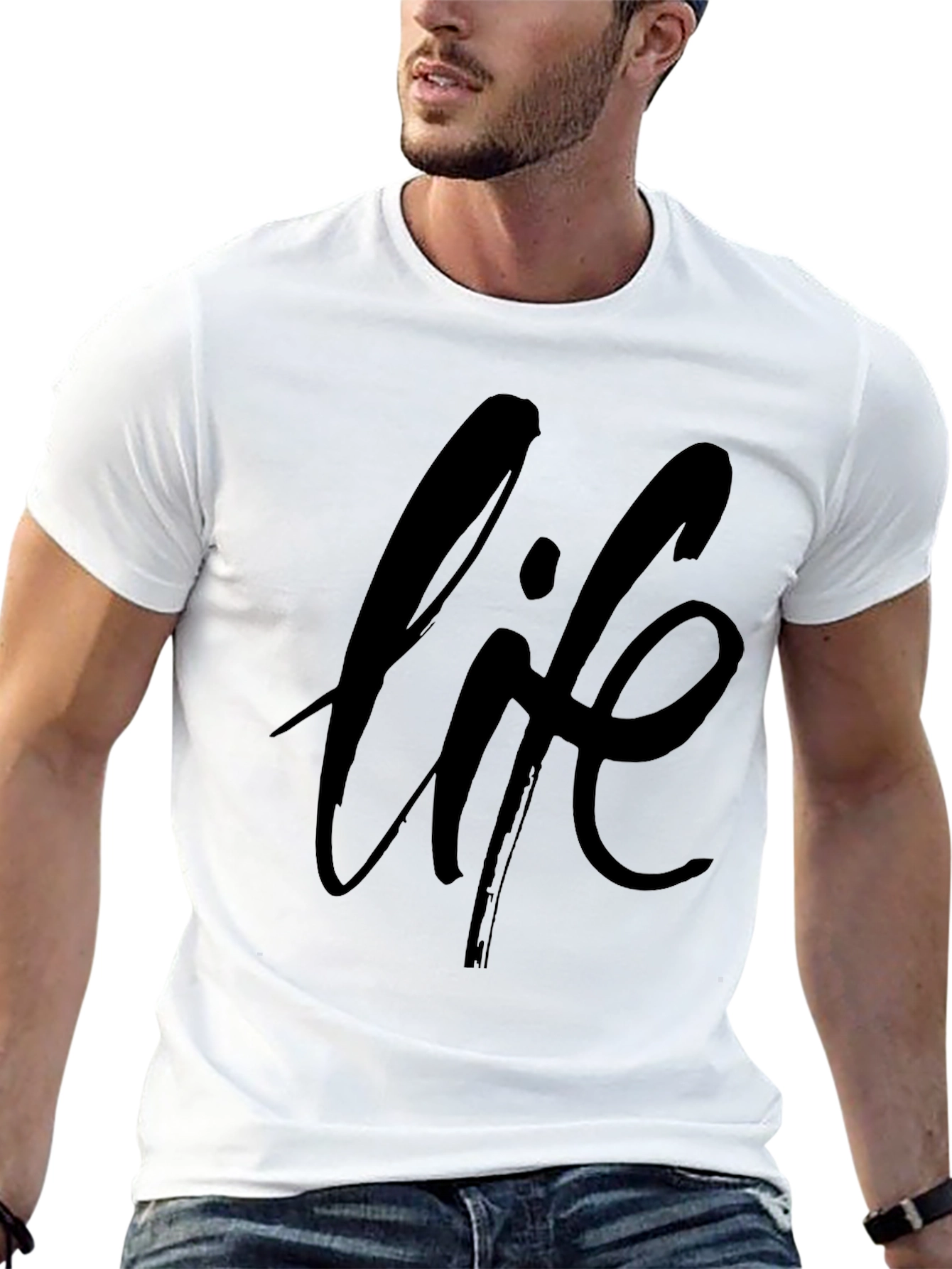 Life Graphic Black T-Shirt