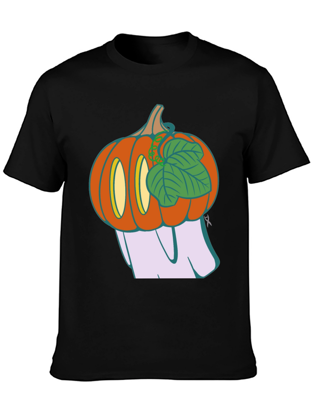 Spooky Pumpkin Ghost T-Shirt