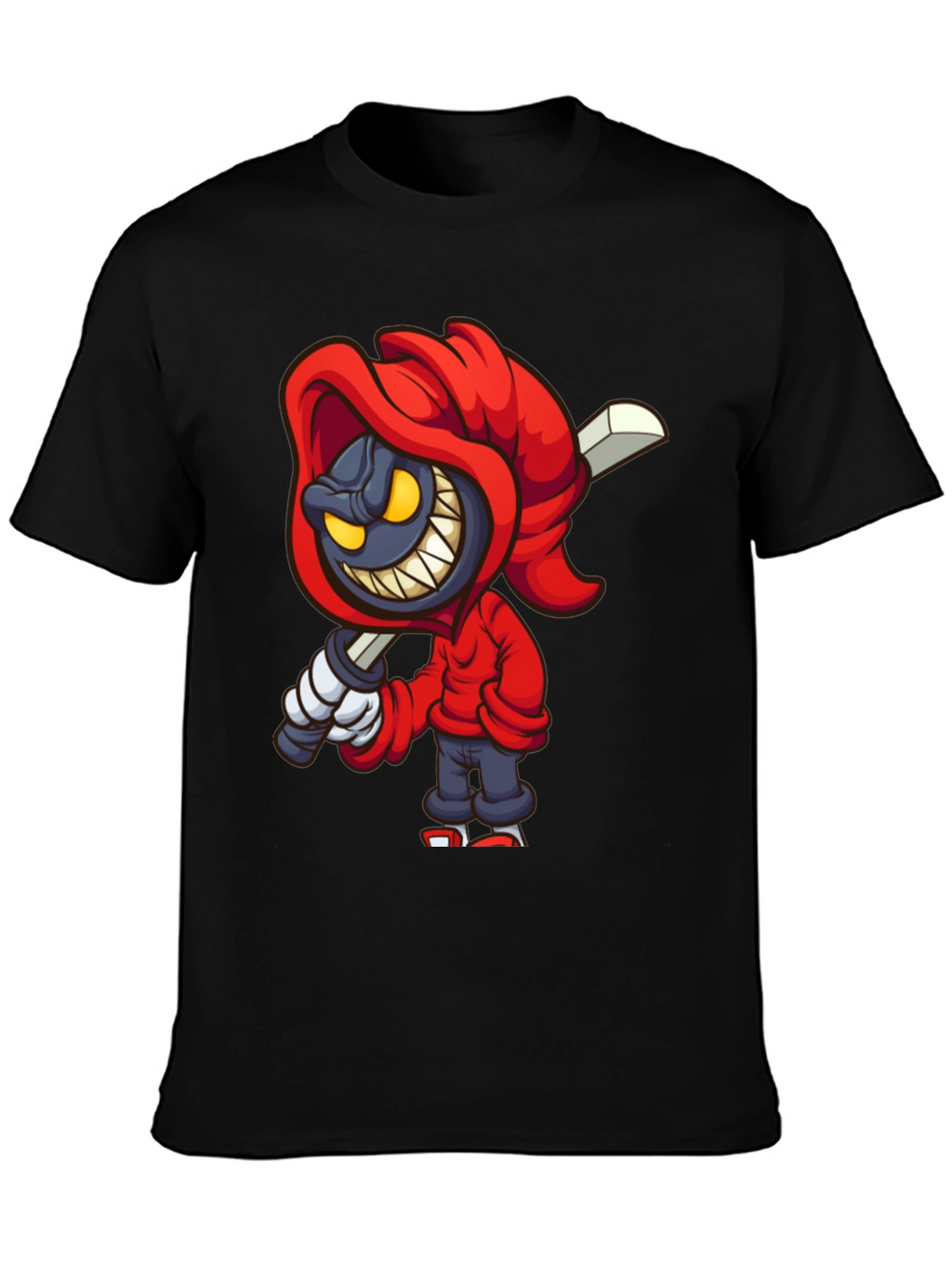 Grim Cartoon Graphic Tee