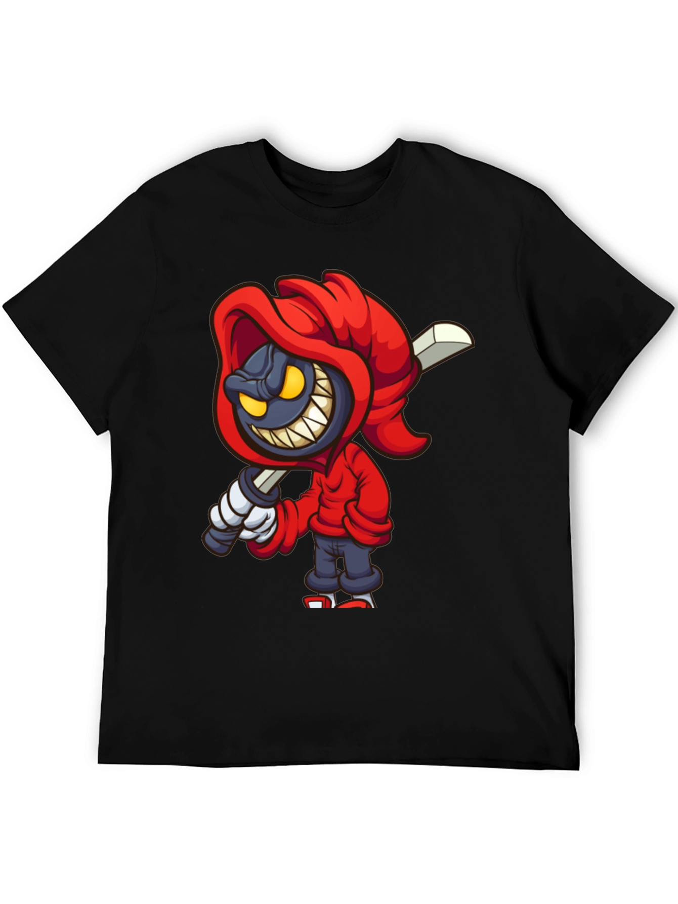Grim Cartoon Graphic Tee