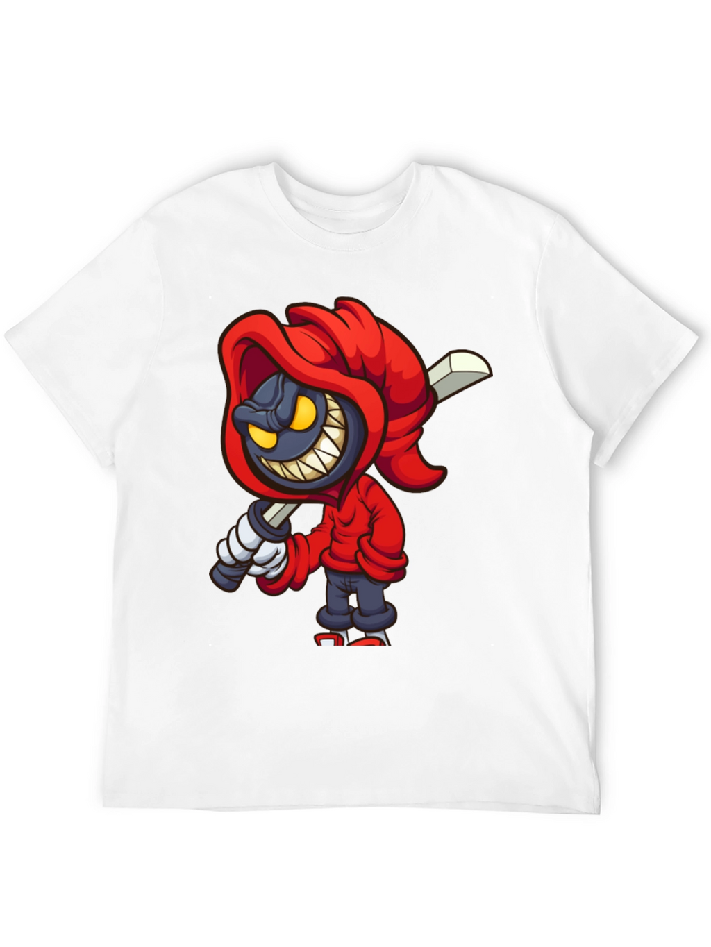 Grim Cartoon Graphic Tee
