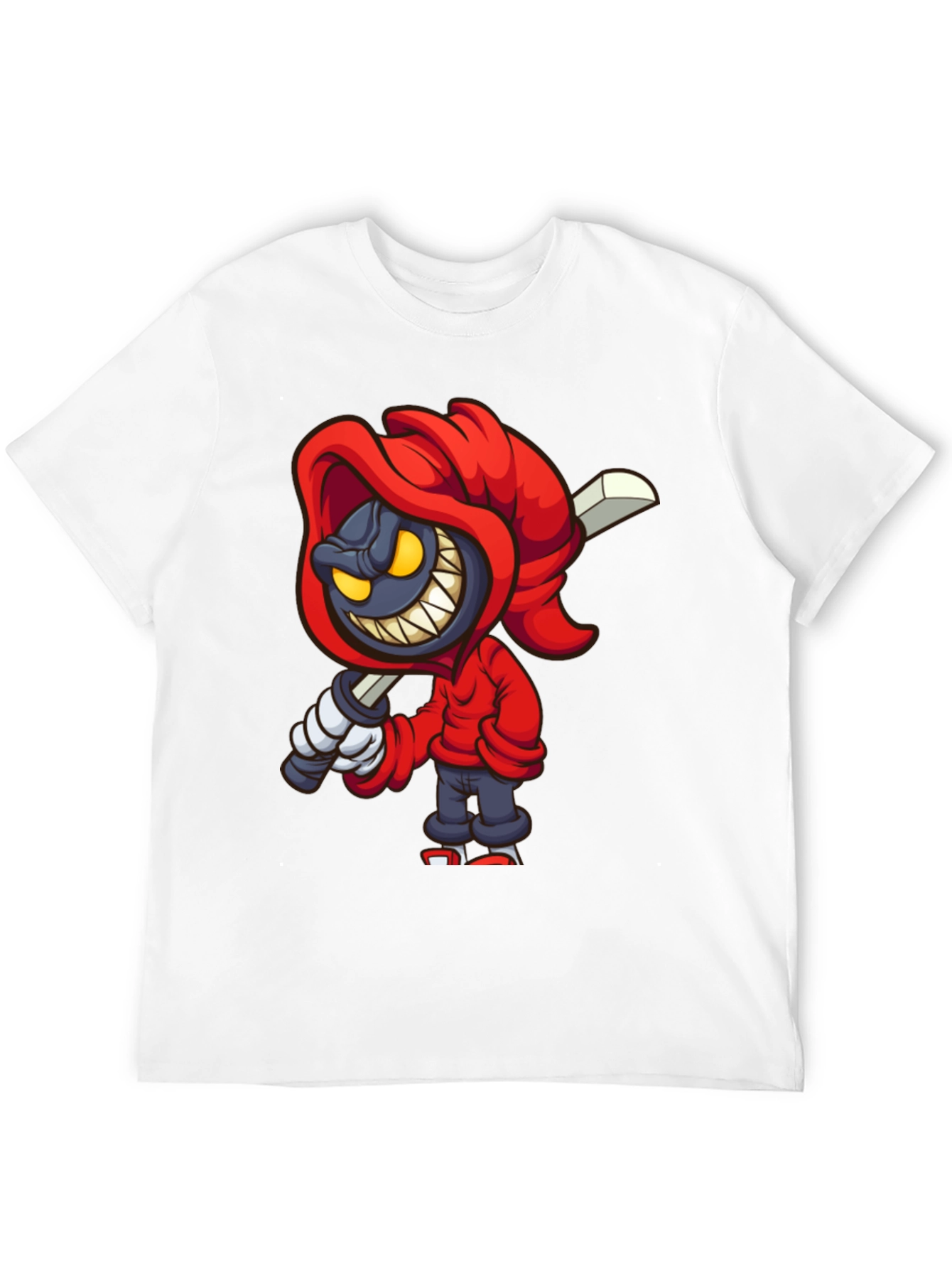 Grim Cartoon Graphic Tee