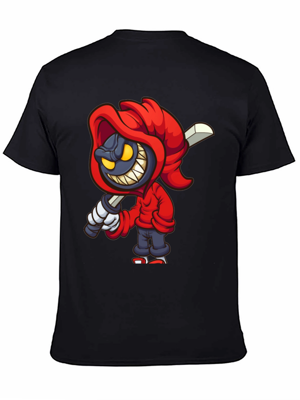 Grim Cartoon Graphic Tee