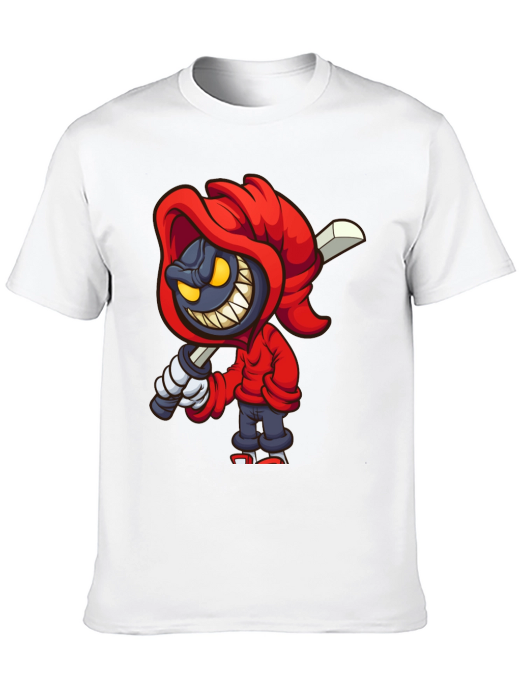 Grim Cartoon Graphic Tee