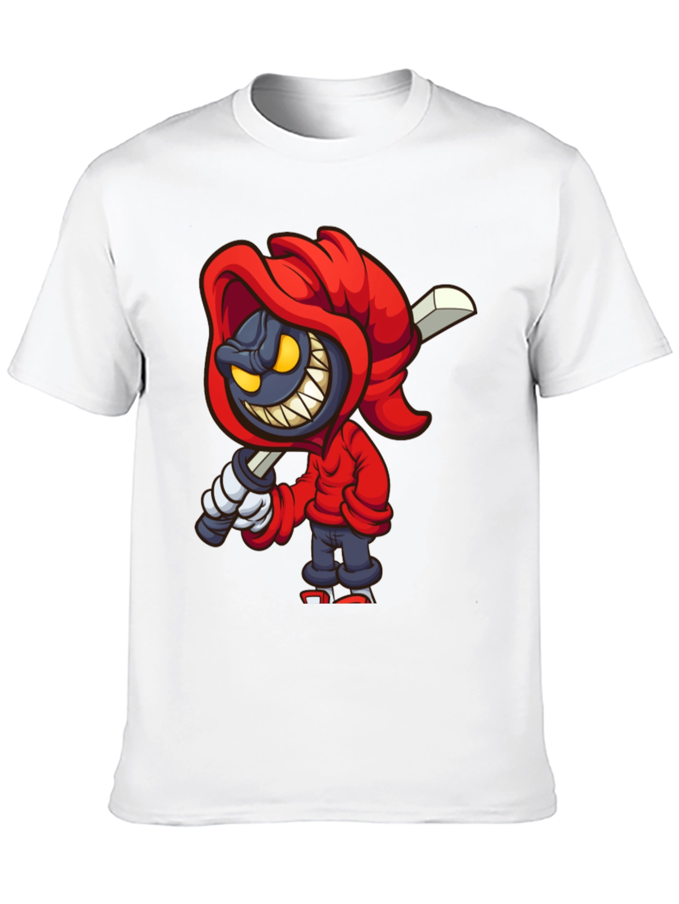 Grim Cartoon Graphic Tee