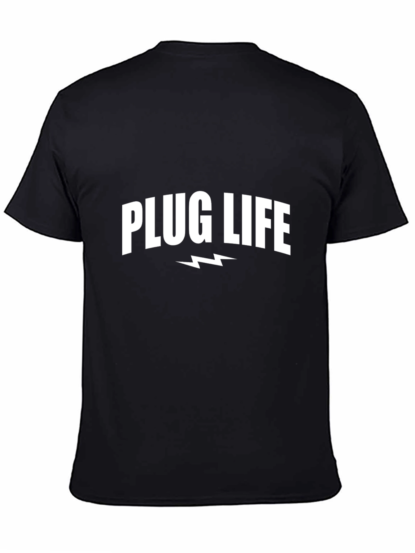 Plug Life Black Graphic T-Shirt
