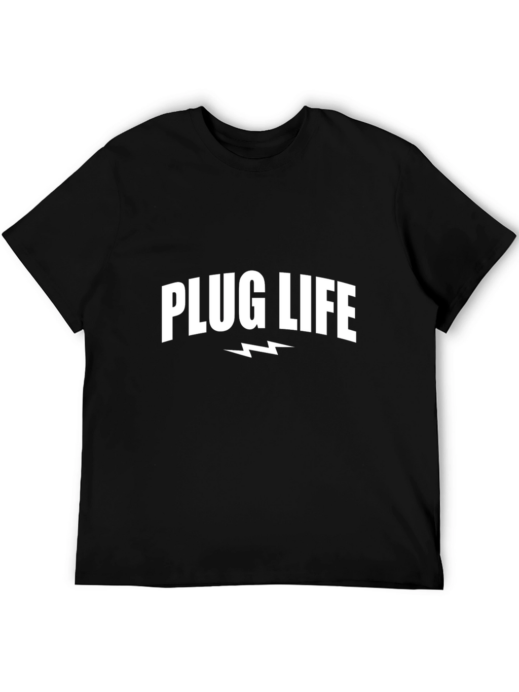 Plug Life Black Graphic T-Shirt