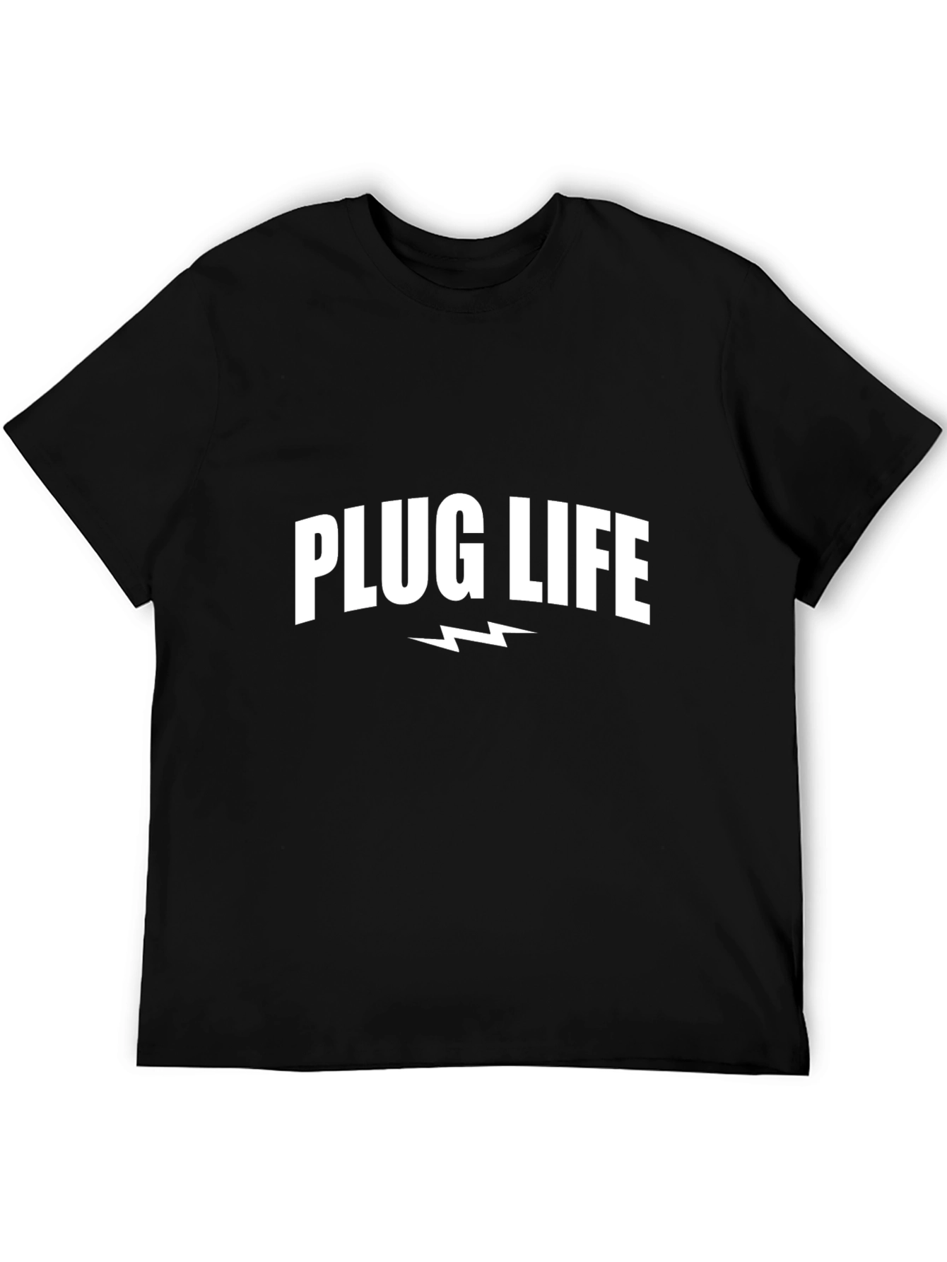 Plug Life Black Graphic T-Shirt